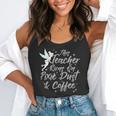 Disney Peter Pan Tinkerbell Teacher Pixie Dust And Coffee Flowy Tank, funny gift Disney Peter Pan Tinkerbell Teacher Pixie Dust And Coffee Flowy Tank, funny gift