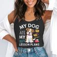My Dog Ate My Lesson Plan Teacher Back To School Flowy Tank, funny gift My Dog Ate My Lesson Plan Teacher Back To School Flowy Tank, funny gift