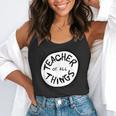 Dr Seuss Teacher Of All Things Red Emblem Flowy Tank, funny gift