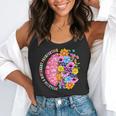 Dyslexia Different Perspective Reading Brain Floral Teacher Flowy Tank, funny gift