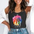 Earth Without Art Is Just Eh Painting Artist Pun Art Teacher Flowy Tank, funny gift