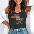 Equality Inclusion Diversity Equity Love Never Fails Teacher Flowy Tank, funny gift Equality Inclusion Diversity Equity Love Never Fails Teacher Flowy Tank, funny gift