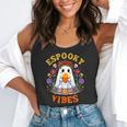 Espooky Vibes Spanish Mexican Halloween Ghost Teachers Flowy Tank, funny gift