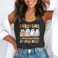 Everyone Communicates Differently Halloween Sped Teacher Flowy Tank, funny gift Everyone Communicates Differently Halloween Sped Teacher Flowy Tank, funny gift