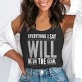 Everything I Say WILL Be On The Exam Teacher For Men Women Flowy Tank, funny gift Everything I Say WILL Be On The Exam Teacher For Men Women Flowy Tank, funny gift