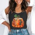 Fall Book Autumn Reading Teacher Halloween Pumpkin Season Flowy Tank, funny gift