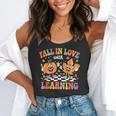 Fall In Love With Learning Autumn Fall Season Teacher Flowy Tank, funny gift