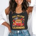 Fall In Love With Learning Pumpkin Thanksgiving Teacher Fall Flowy Tank, funny gift Fall In Love With Learning Pumpkin Thanksgiving Teacher Fall Flowy Tank, funny gift
