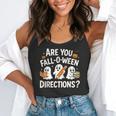 Are You Fall O Ween Directions Halloween Teacher Ghosts Flowy Tank, funny gift