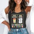 First Coffee Then Data SPED Teacher Taking a Break Flowy Tank, funny gift First Coffee Then Data SPED Teacher Taking a Break Flowy Tank, funny gift