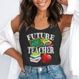 Future Teacher With Canyon And Book Teacher Men Women Girls Kids Flowy Tank, funny gift
