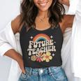 Future Teacher Kids Youth Girls Rainbow Pre-k Kindergarten Flowy Tank, funny gift
