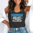 Grammar Police Comma Unit English Teacher Grammar Teacher For Men Women Flowy Tank, funny gift