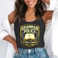 Grammar Police To Serve And Correct English Teacher Flowy Tank, funny gift Grammar Police To Serve And Correct English Teacher Flowy Tank, funny gift