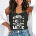 Some Grandpas Play Bingo Real Grandpas Teach Music Teacher Flowy Tank, funny gift Some Grandpas Play Bingo Real Grandpas Teach Music Teacher Flowy Tank, funny gift