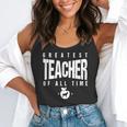 Greatest Teacher Of All Time Teachers Day 1 Teacher Goat Flowy Tank, funny gift