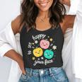 Groovy Happy To See Your Face Teacher School Appreciation Flowy Tank, funny gift