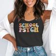 Groovy Retro School Psych Teacher School Psychologist For Men Women Girls Kids Flowy Tank, funny gift