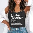 Guitar Teacher Definition Musician Music Men Women Girls Kids Flowy Tank, funny gift