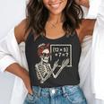 Halloween Math Teacher Skeleton Six Seven Meme Brainrot Flowy Tank, funny gift Halloween Math Teacher Skeleton Six Seven Meme Brainrot Flowy Tank, funny gift