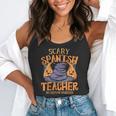 Halloween Scary Spanish Teacher No Costume Required For Men Women Flowy Tank, funny gift