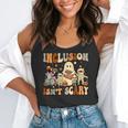 Halloween SLP Sped Teacher Groovy Inclusion Isn't Scary Flowy Tank, funny gift