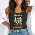 Halloween Teacher Librarian Frankenstein Reading Books Flowy Tank, funny gift Halloween Teacher Librarian Frankenstein Reading Books Flowy Tank, funny gift