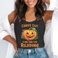 Halloween Teacher Librarian Pumpkin Reading Books Men Women Kids Flowy Tank, funny gift Halloween Teacher Librarian Pumpkin Reading Books Men Women Kids Flowy Tank, funny gift