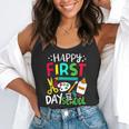 Happy First Day Of School Teacher Back To School Student Flowy Tank, funny gift Happy First Day Of School Teacher Back To School Student Flowy Tank, funny gift