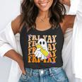 Happy Fri-Yay Friday Lovers Groovy Teacher Life Halloween Flowy Tank, funny gift Happy Fri-Yay Friday Lovers Groovy Teacher Life Halloween Flowy Tank, funny gift