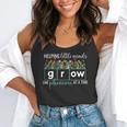 Helping Little Minds Grow One Phoneme At A Time Teacher Flowy Tank, funny gift
