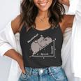 Hippotenuse Hippo Angle Function Hypotenuse Math Teacher Flowy Tank, funny gift