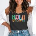 Hola Estudiantes Maestra Back To School Spanish Teacher Flowy Tank, funny gift Hola Estudiantes Maestra Back To School Spanish Teacher Flowy Tank, funny gift