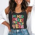In My Holly Xmas Jolly Teacher Era Teacher Vibes Christmas Flowy Tank, funny gift In My Holly Xmas Jolly Teacher Era Teacher Vibes Christmas Flowy Tank, funny gift