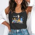 I'm Ok Lunch Lady Life Cafeteria Crew Teacher Women Flowy Tank, funny gift I'm Ok Lunch Lady Life Cafeteria Crew Teacher Women Flowy Tank, funny gift