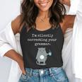 I'm Silently Correcting Your Grammar Sarcastic Teacher For Men Women Kids Flowy Tank, funny gift I'm Silently Correcting Your Grammar Sarcastic Teacher For Men Women Kids Flowy Tank, funny gift