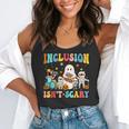 Inclusion Isn't Scary SLP Halloween Sped Teacher Therapy Flowy Tank, funny gift Inclusion Isn't Scary SLP Halloween Sped Teacher Therapy Flowy Tank, funny gift