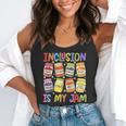 Inclusion Is My Jam SPED Teacher Special Education Teacher Flowy Tank, funny gift Inclusion Is My Jam SPED Teacher Special Education Teacher Flowy Tank, funny gift