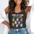 Inclusion Is My Jam SPED Teacher Special Education Life Flowy Tank, funny gift