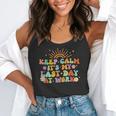 Keep Calm It's My Last Day At Work Groovy Teacher Retro Flowy Tank, funny gift Keep Calm It's My Last Day At Work Groovy Teacher Retro Flowy Tank, funny gift