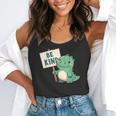 Be Kind Teacher Anti-Bullying Dino Kindness Women Men Boys Flowy Tank, funny gift Be Kind Teacher Anti-Bullying Dino Kindness Women Men Boys Flowy Tank, funny gift
