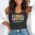 Kindergarten Team Teacher Back To School Kindergarten Squad Flowy Tank, funny gift