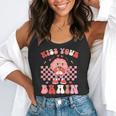 Kiss Your Brain Valentines Test Day Teacher Squad Kids Flowy Tank, funny gift