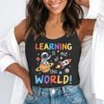 Learning Is Out Of This World Space Back To School Teacher Flowy Tank, funny gift Learning Is Out Of This World Space Back To School Teacher Flowy Tank, funny gift