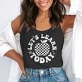 Let's Learn Today Checkered Apple Back To School Teacher Flowy Tank, funny gift Let's Learn Today Checkered Apple Back To School Teacher Flowy Tank, funny gift