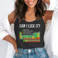 Can I Lick It Periodic Table Science Teacher Student Flowy Tank, funny gift Can I Lick It Periodic Table Science Teacher Student Flowy Tank, funny gift