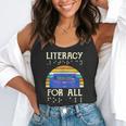 Literacy For All Visually Impaired Braille Teacher The Blind Flowy Tank, funny gift Literacy For All Visually Impaired Braille Teacher The Blind Flowy Tank, funny gift