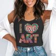 I Love Art Artist Painter Colorful Painting Art Teacher Flowy Tank, funny gift I Love Art Artist Painter Colorful Painting Art Teacher Flowy Tank, funny gift
