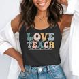Love First Teach Second School Teacher Appreciation Flowy Tank, funny gift Love First Teach Second School Teacher Appreciation Flowy Tank, funny gift