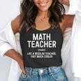 Math Teacher Definition Shirt Men Women Teacher Flowy Tank, funny gift